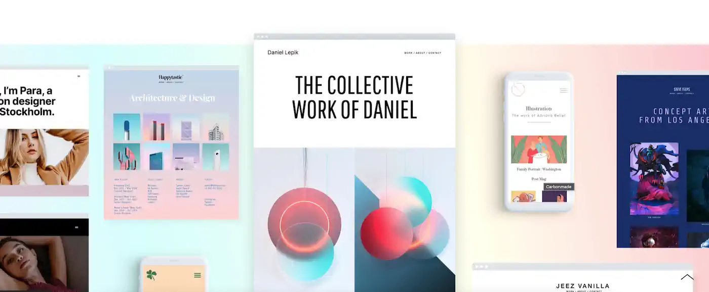 A portfolio site: CarbonMade
