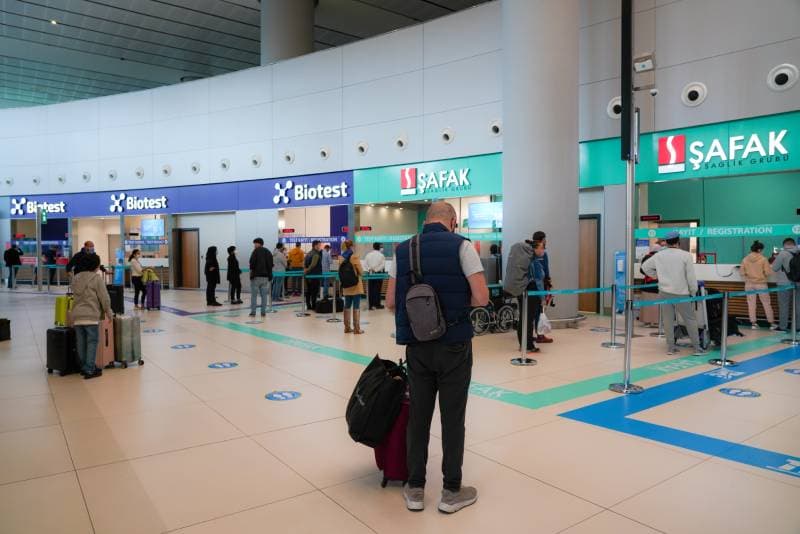 Istanbul airport covid test center