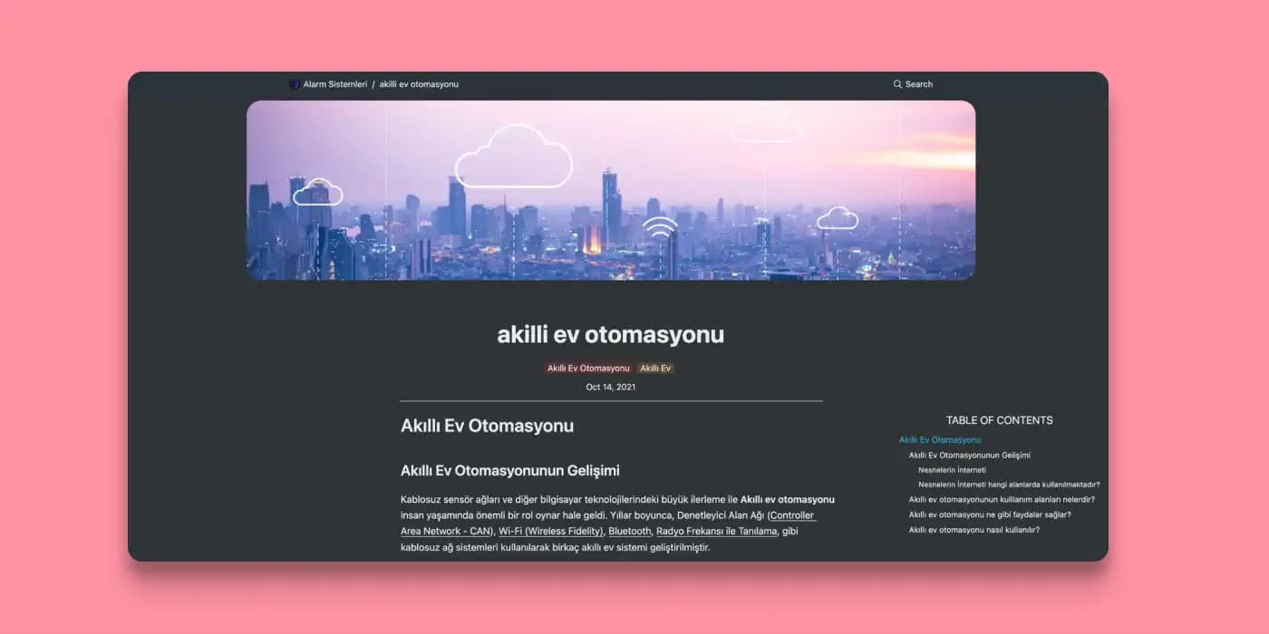 alarmsistemleri.org Notion ile yapılmış bir blog sitesidir.