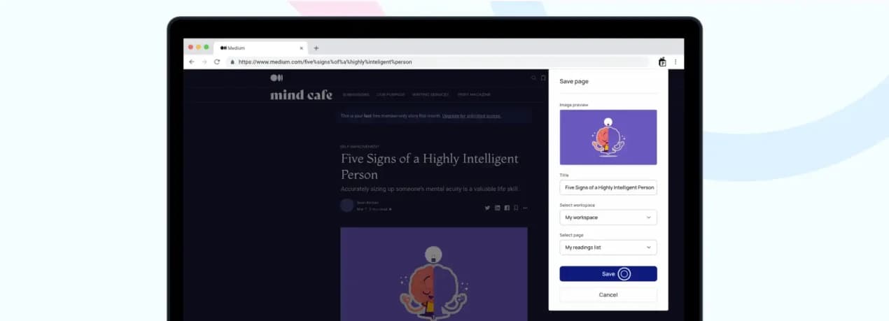 Notion Browser Eklentisi