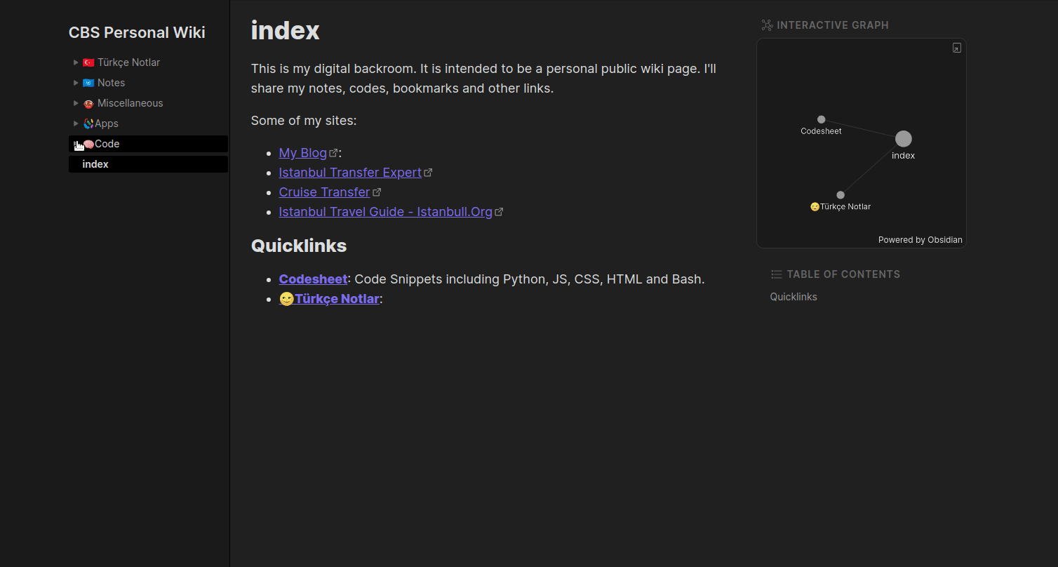 Obsidian Publish