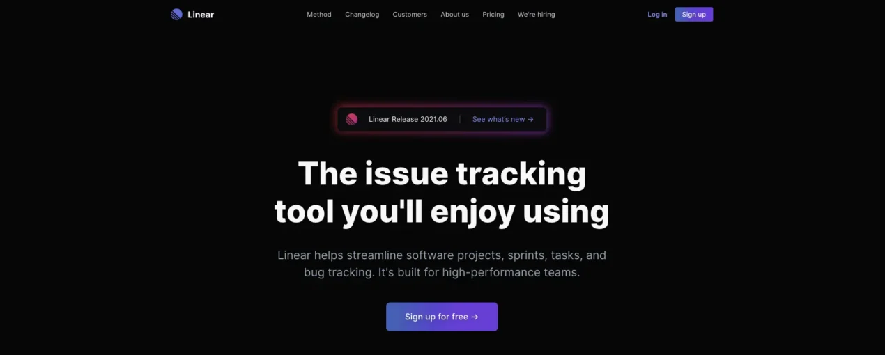 Linear issue tracker