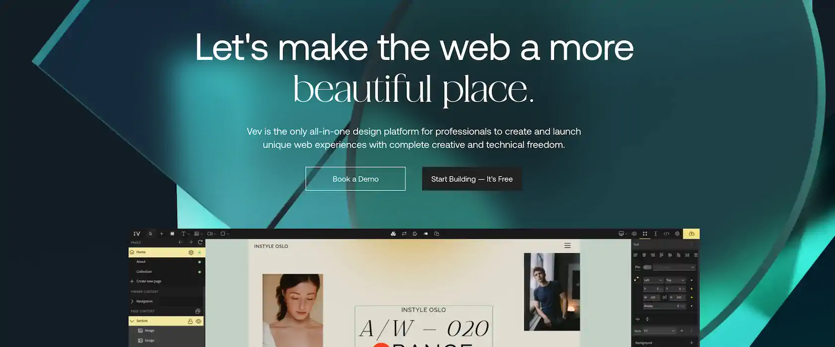 Photo blogging site: Vev