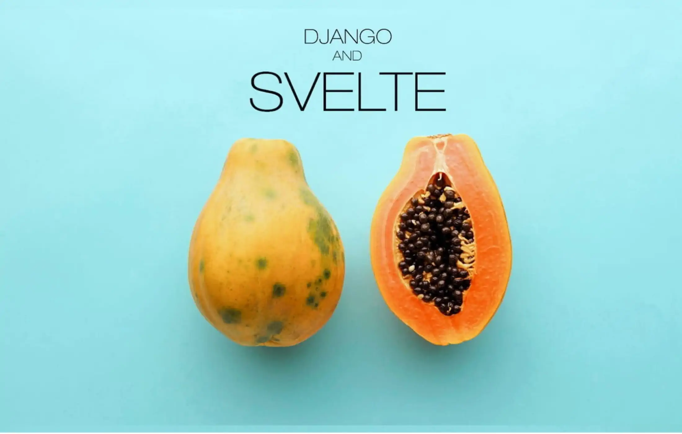 Option II: Django and Svelte